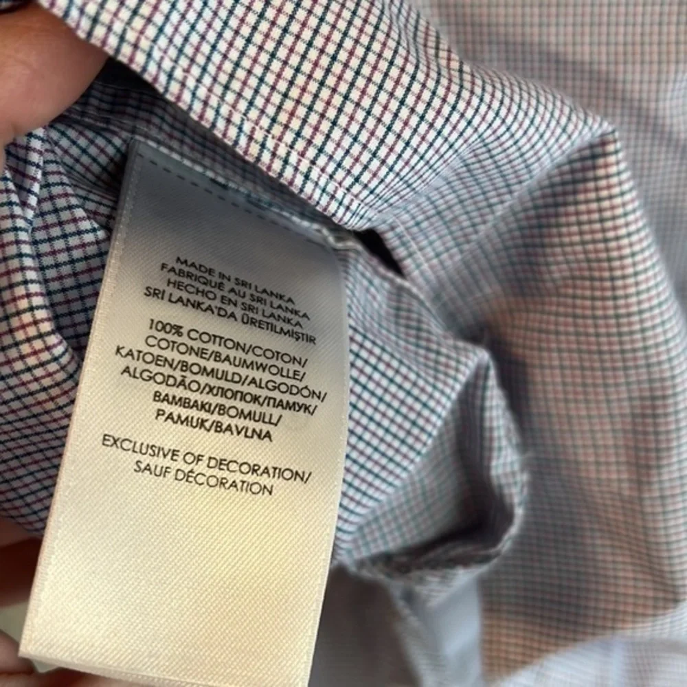 Polo By Ralph Lauren Long Sleeve Button Down Slim Fit‎ Dress Shirt Men's Sz 17.5